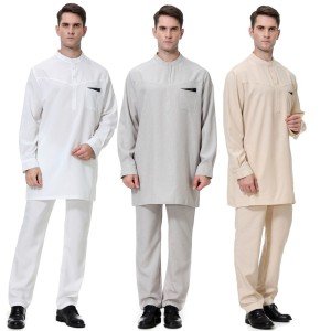 Wholesale saudi thobe designs long sleeve islamic clothing for men
