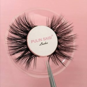 wholesale silk lashes custom eyelash packaging 3d faux mink eyelashes