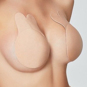 Wholesale Women Self Adhesive Push Up Bra Crop Top Silicone Nipple Cover Stickers Women Invisible Bra Strapless