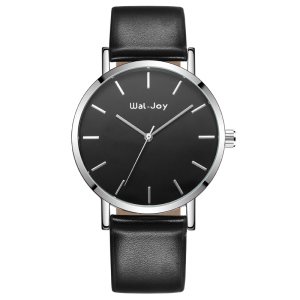 WJ-6494 Simple Leather Band Accept LOW MOQ Add Your Logo Custom Men Watches Wal-Joy Hot Sale Business Male Wrist Watch