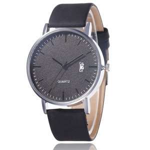 WJ-8593 Top Sales  with Calendar Sports Boys Leather  Watches Factory  Men Calendar Watches for Men
