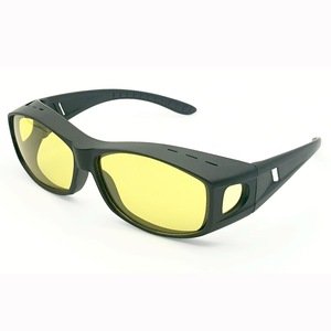Wrap round HD anti glare UV polarized sunglasses DAY night vision sun glasses night vision driving glasses