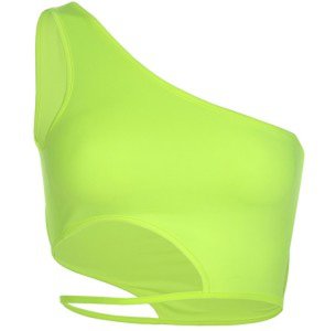 X89083B Wholesale Women green color Crop Top