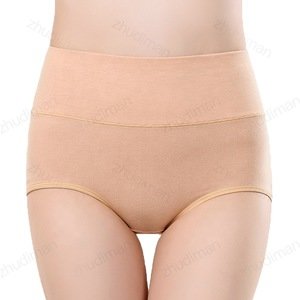 Zhudiman 1121 New Arrival Ladies Cotton Panties High Waist Underwear for Women