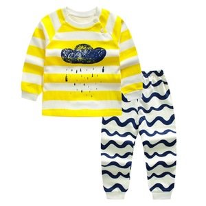 100% Cotton Autumn Boutique Clothing Set Child Evening Sleepwear Baby Clothes Girl