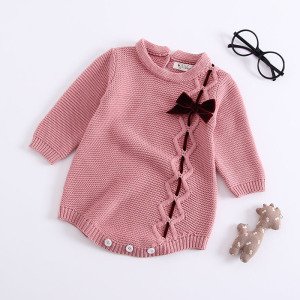2019 wholesale price baby girl woolen sweater for Christmas