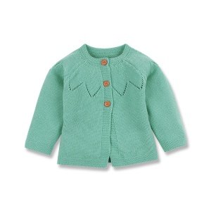 Cozy Knit 0-24 months baby girl jacket pullover Baptism outfit sweater cardigan