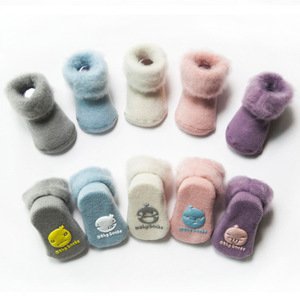 Custom Anti Slip Cotton Infant Baby Soft Shoe Sock Non-slip Floor Rubber Socks