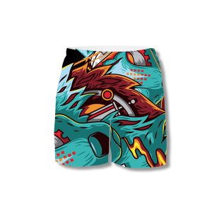 custom beach shorts with logo all sublimated printing design men shorts