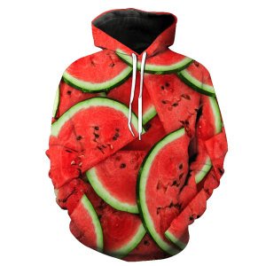 Drop shipping 3d print fruit fashion custom sublimation men hoodie sweater Detroit gym stone washed dri fit hoodies
