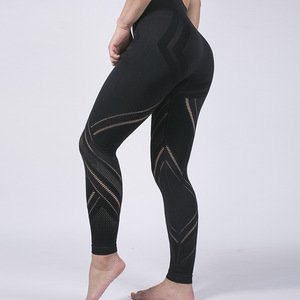 High Waist Elastic Exercise Tights Compression Seamless gym legging