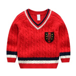 hot selling OEM new design custom winter warm pullover school uniform sweater