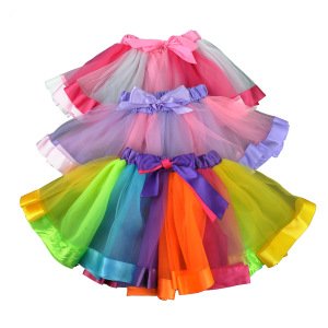 Latest summer tutu skirts birthday rainbow tutu skirts