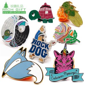 Manufacturer Making Supplies Custom Metal Enamel/Magnetic/Brooches Lapel Pin Badge No Minimum for Promotional Gifts