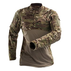 OEM Custom Army Combat  Camo T-shirt,Outdoor  Military Camouflage T-shirt For Men,Military Frog Suit
