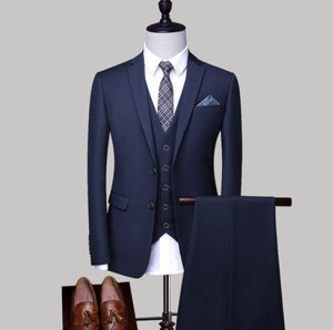 Plus Size Men Suits Formal Wedding Suits 3 Pieces Tailored Suits 7XL Man Blazers