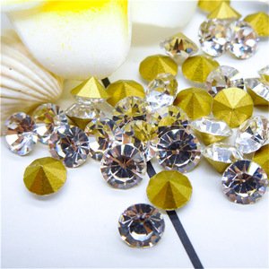 Porsche crystal stone ss6.5 ss7 wholesale colorful nail point Back rhinestones diamond accessory for dress and jewelry making