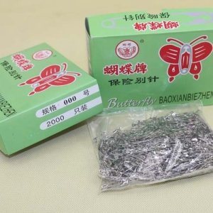 Silver color Nickel Free Safety Pins 28MM  In Pack of 1000pcs