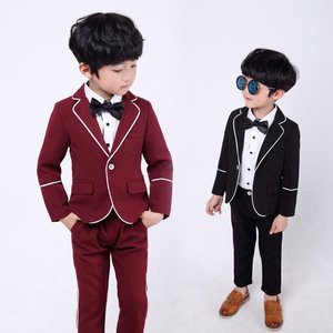 Suit Boys blazers kids boy for weddings prom suits formal party dress kids tuxedo children clothing set