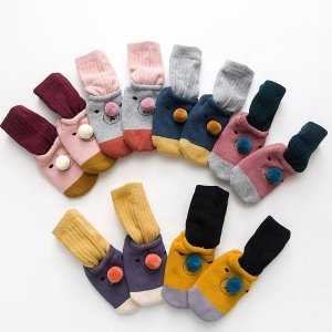 Wholesale High Quality Baby Cute Cartoon Thick Combed Cotton Shoes Socks