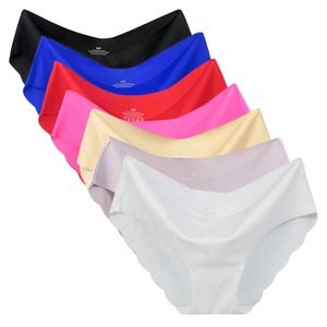 Wholesale women seamless underwear sexy panty Solid sexy girls ladies women's panties Seamless underwear