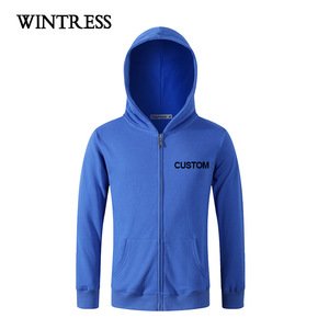 Wintress wholesale 100% cotton men gym hoodies contrast zipper pocket hoodie gym,custom mens hip hop hoodie pullover with zipper