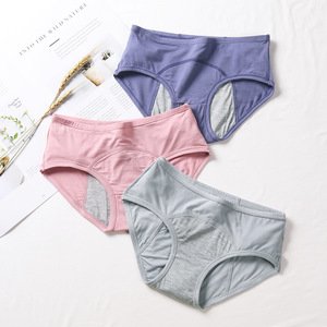 Young girl  Breathable Period Underwear Ladies Menstrual Panties Leak-Proof Underwear