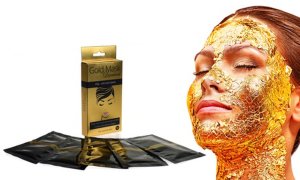 5-, 10-, 20- or 30-Pack of Gold Peel-Off Face Masks