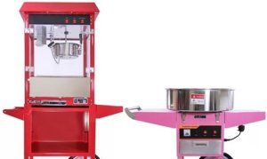 Candy Floss and Popcorn Machine Self Hire or with Operator with A Team Occasion