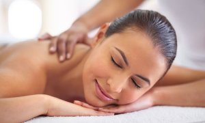 Neck, Back and Shoulder Massage or CND Shellac Gel Manicure at Sweet Breeze (Up to 45% Off)