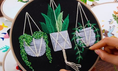 One or Two Embroidery Starter Kits