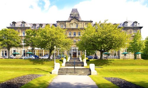 Peak District: 1 or 2 Nights for Two with Breakfast, Bottle of Wine, Dinner and Pool Access at Palace Hotel Buxton