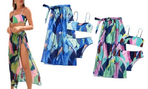 Women's Bikini and Beach Skirt Set