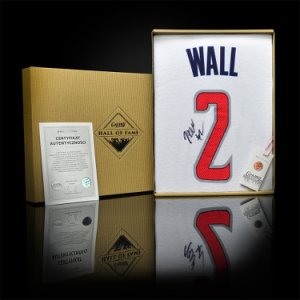 Koszulka adidas Washington Wizards #2 z autografem Johna Walla (B0044)