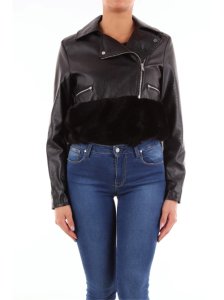Aniye By giacca in eco-pelle di colore nero