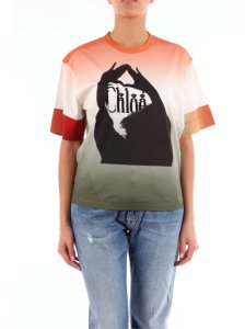 ChloÉ - Chloè t-shirt maniche corte color ruggine