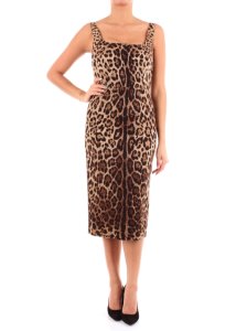 Dolce&Gabbana abito tubino leopardato
