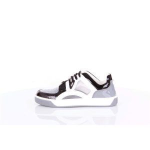 FENDI Sneakers Basse Uomo Bianco nero e grigio