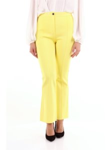 Givenchy pantalone a zampa di colore giallo