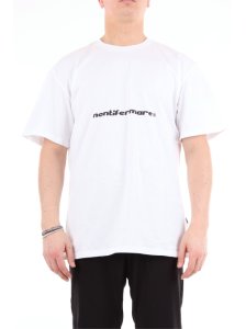MSGM T-shirt manica corta di colore bianco