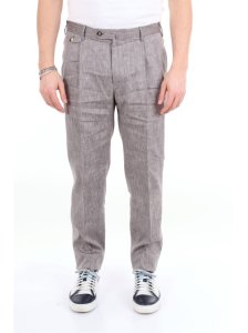 pt torino gentleman fit trousers with pleats