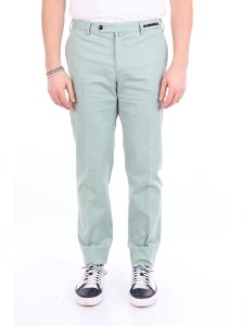 pt01 classic solid color slim fit trousers