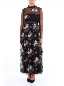Red Valentino two-tone long dress