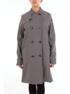 RRD two-tone coat with polka dots