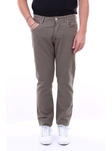 SP1 solid color slim fit trousers