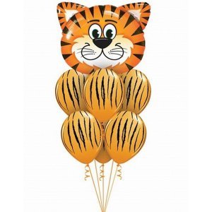 1pc dierenballon & 8st polka dot ballon