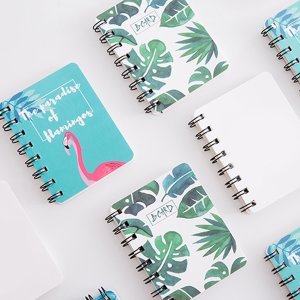 2 packs Tropical Pattern Cover Random Notebook