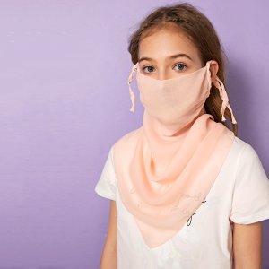 Meisjes Solid Face Mask Sjaal