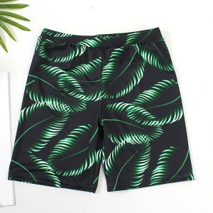Shein - Zwart tropisch jongens zwemkleding