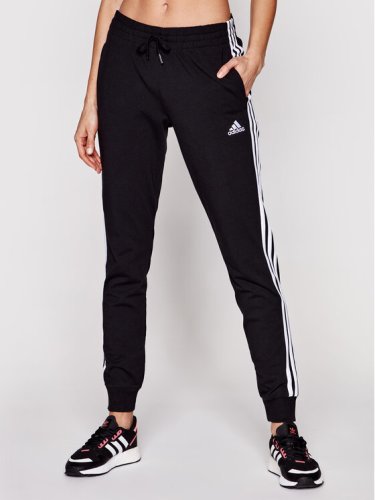 Adidas Spodnie dresowe 3-Stripes GM5542 Czarny Slim Fit